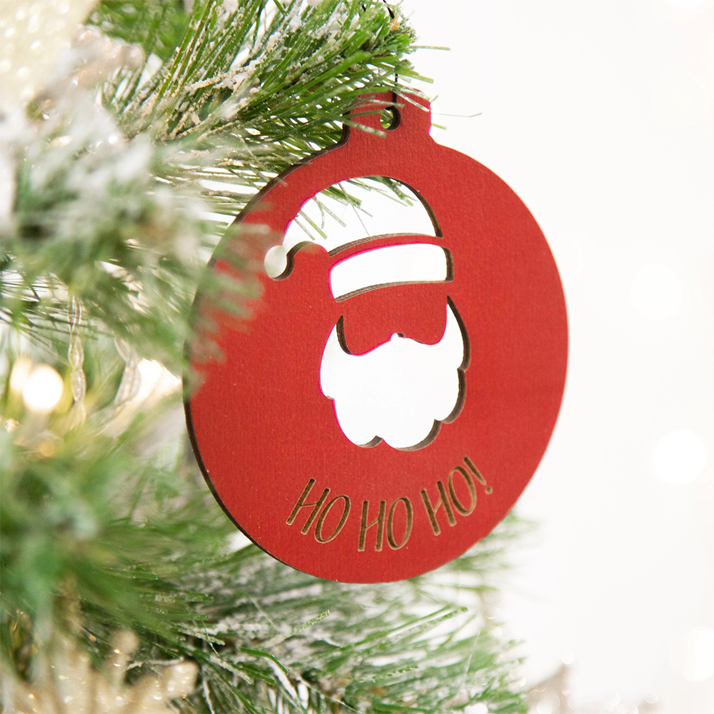 Personalized Christmas Tree Decorations Wood Ornament | MCGift92