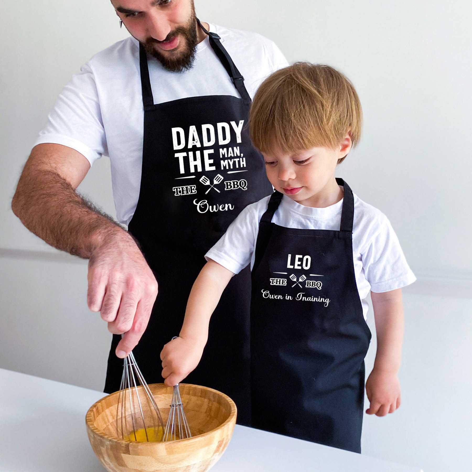 Personalised Multifunctional Waterproof Matching Family Apron | Apron31