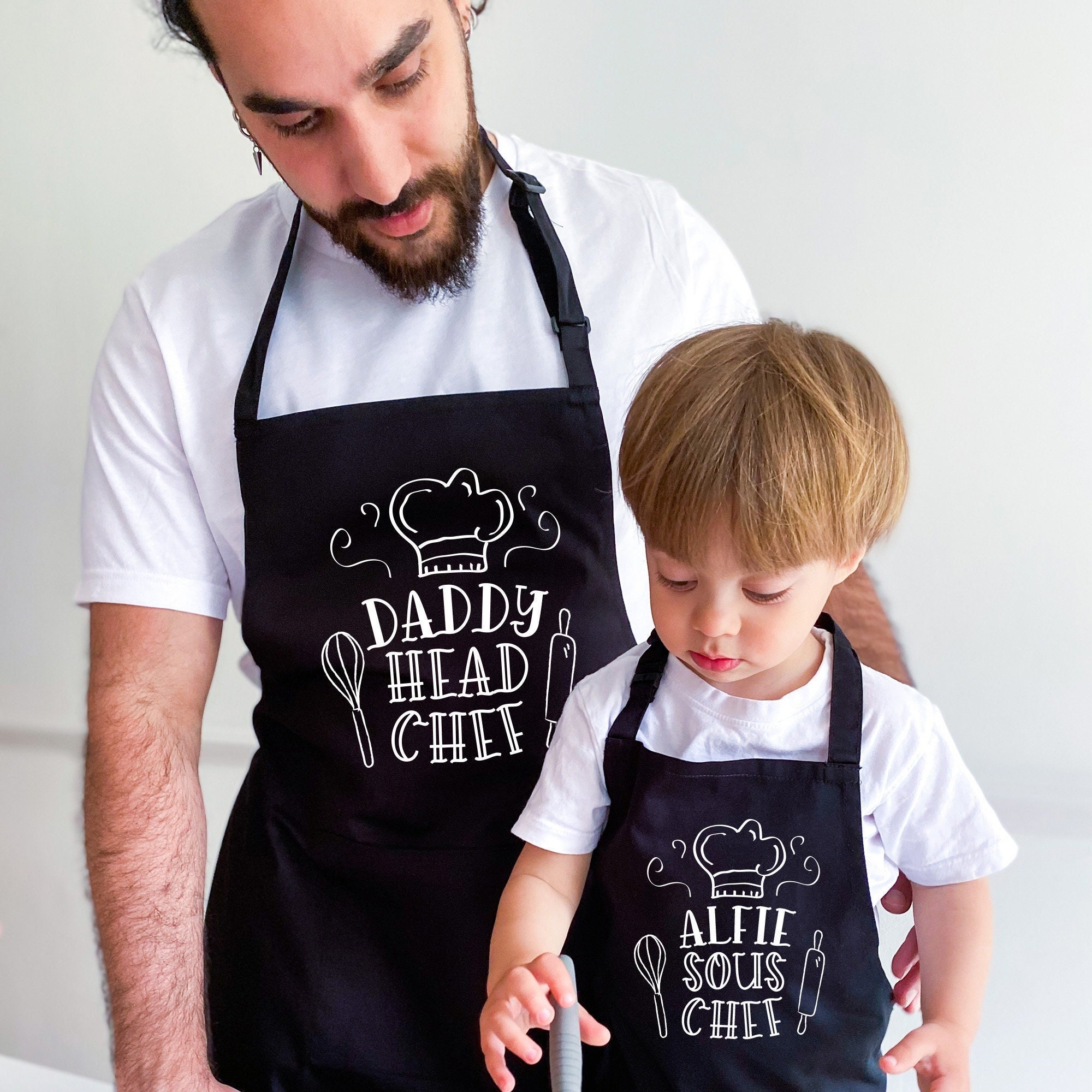 Personalised Multifunctional Waterproof Matching Family Apron | Apron29