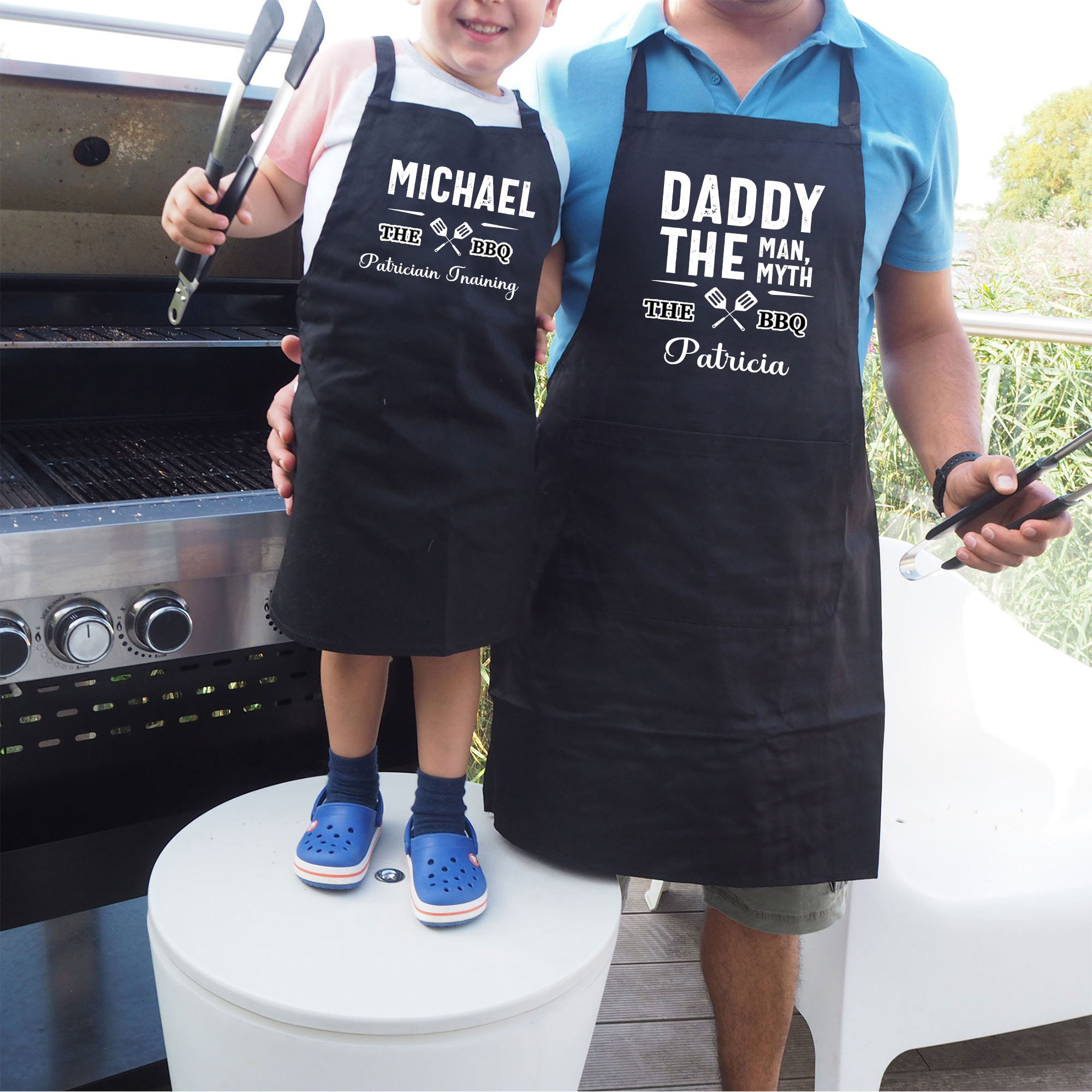 Personalised Multifunctional Waterproof Matching Family Apron | Apron31