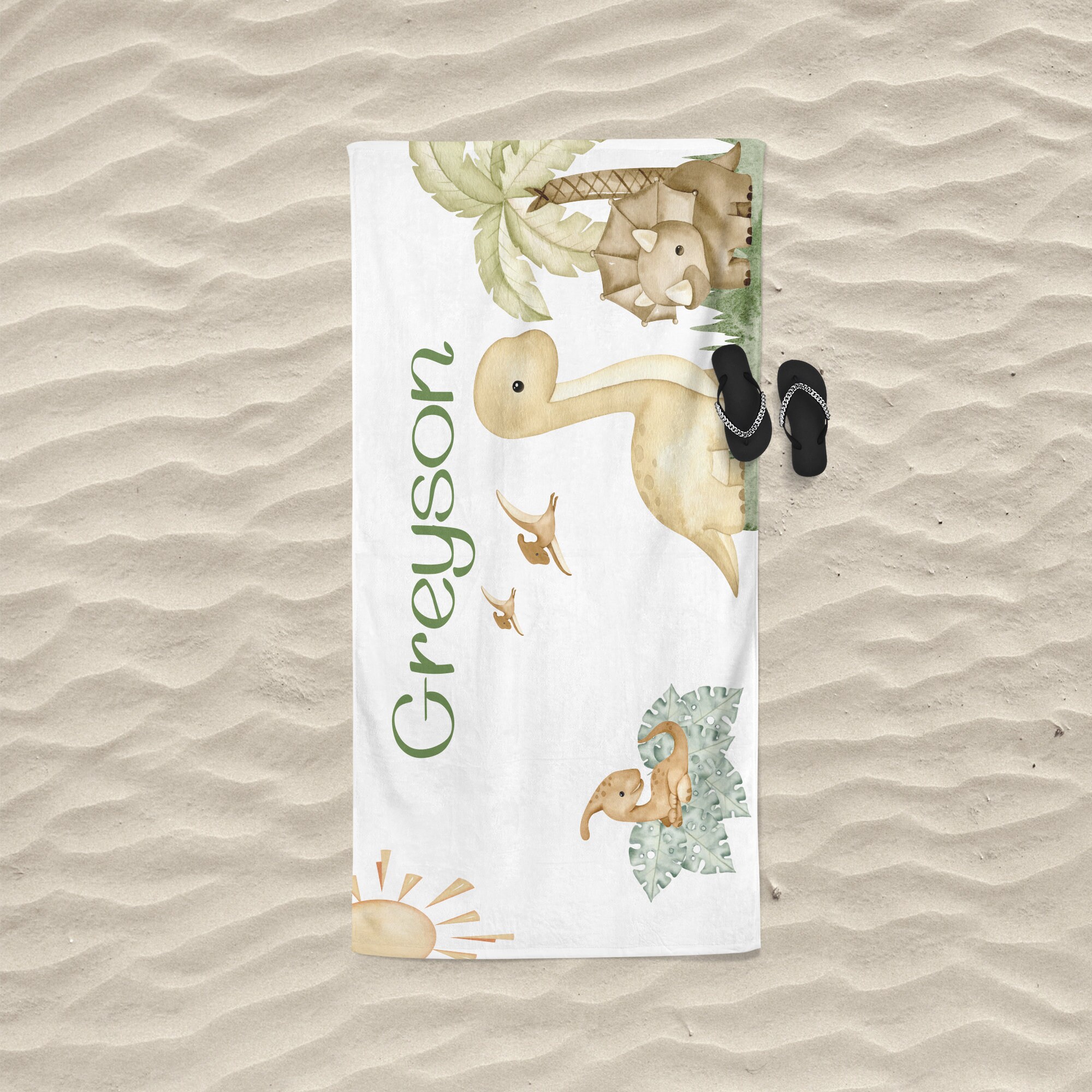 Personalized Lovely Kid Towel for Summer & Beach | CWTowel165
