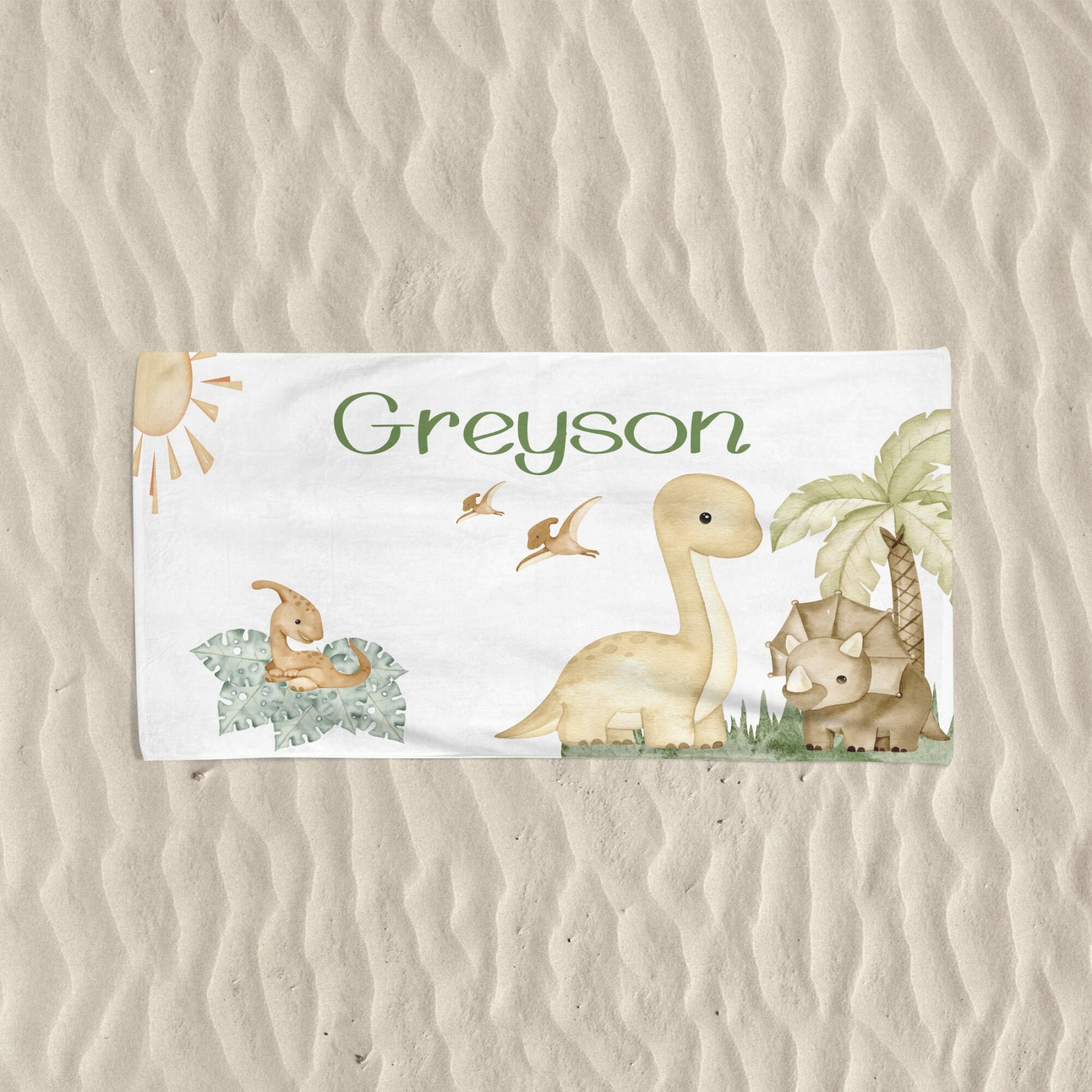 Personalized Lovely Kid Towel for Summer & Beach | CWTowel165