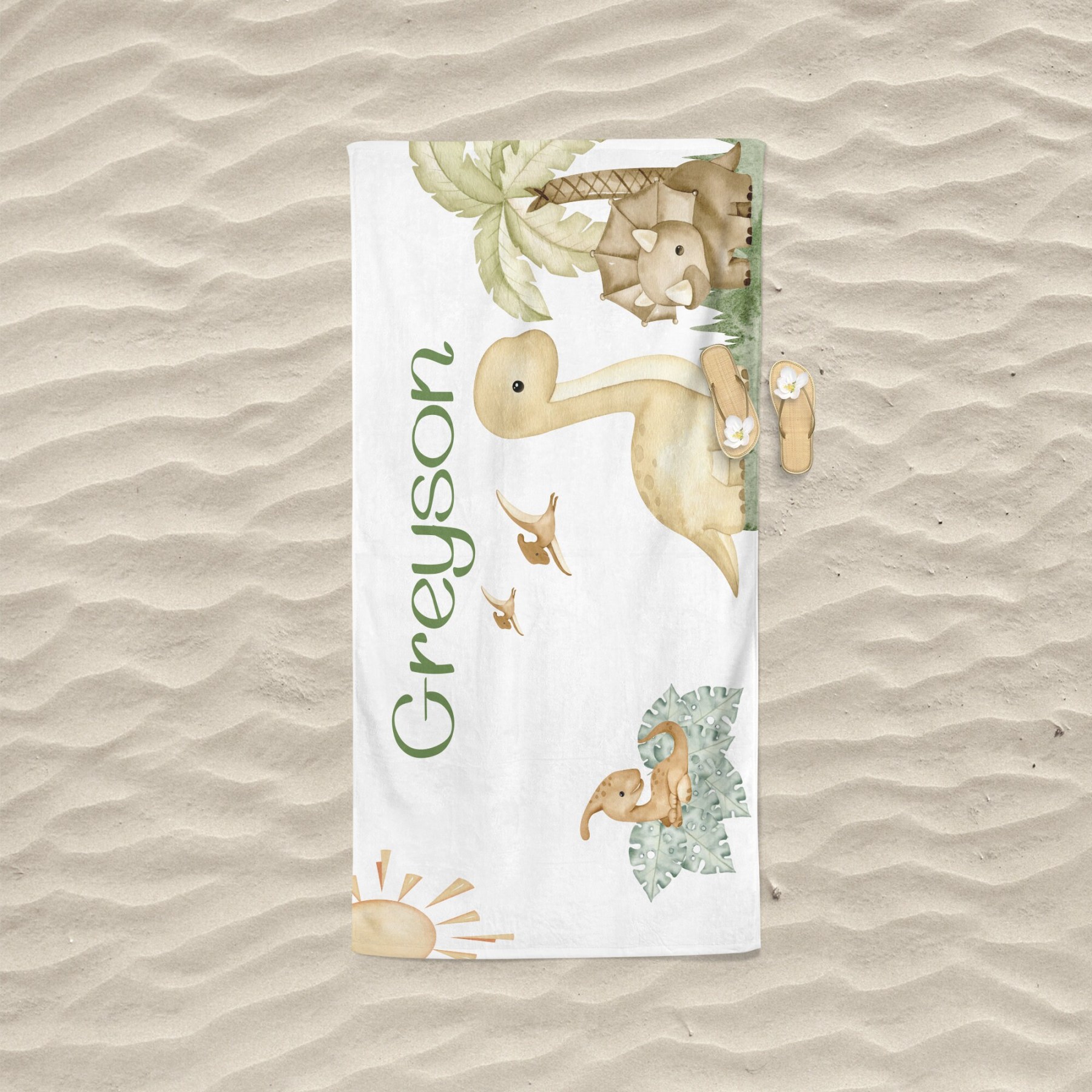 Personalized Lovely Kid Towel for Summer & Beach | CWTowel165