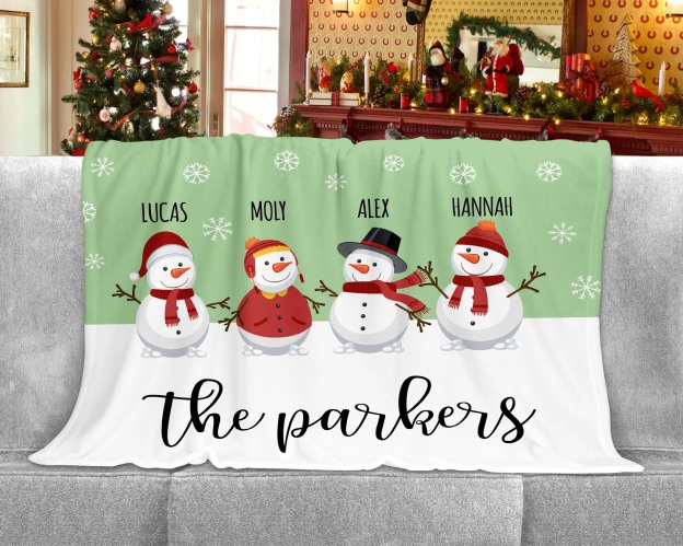Personalized Merry Christmas Blanket for Comfort & Unique | BKMC16