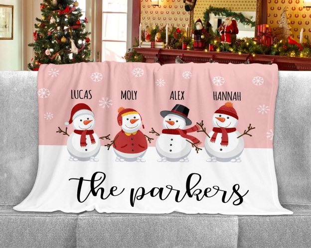 Personalized Merry Christmas Blanket for Comfort & Unique | BKMC16