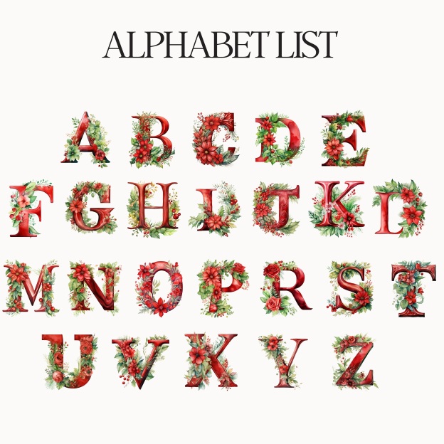 Personalized Christmas Monogram Ornaments Decoration | MCGift3608