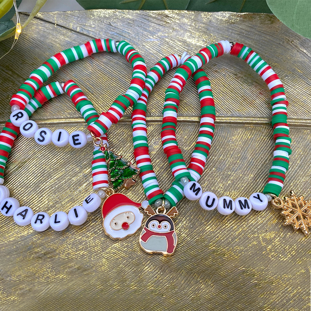 Personalized Christmas Bracelet For Kids & Adult | MCGift60