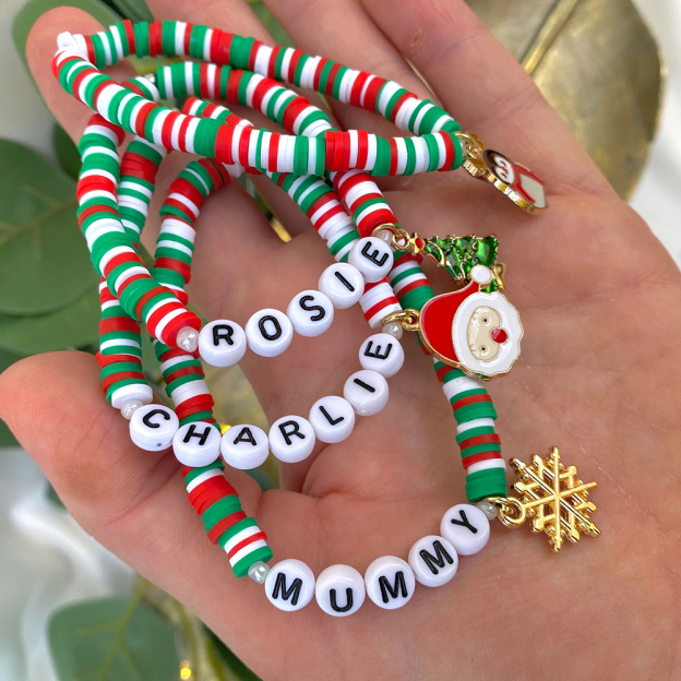 Personalized Christmas Bracelet For Kids & Adult | MCGift60