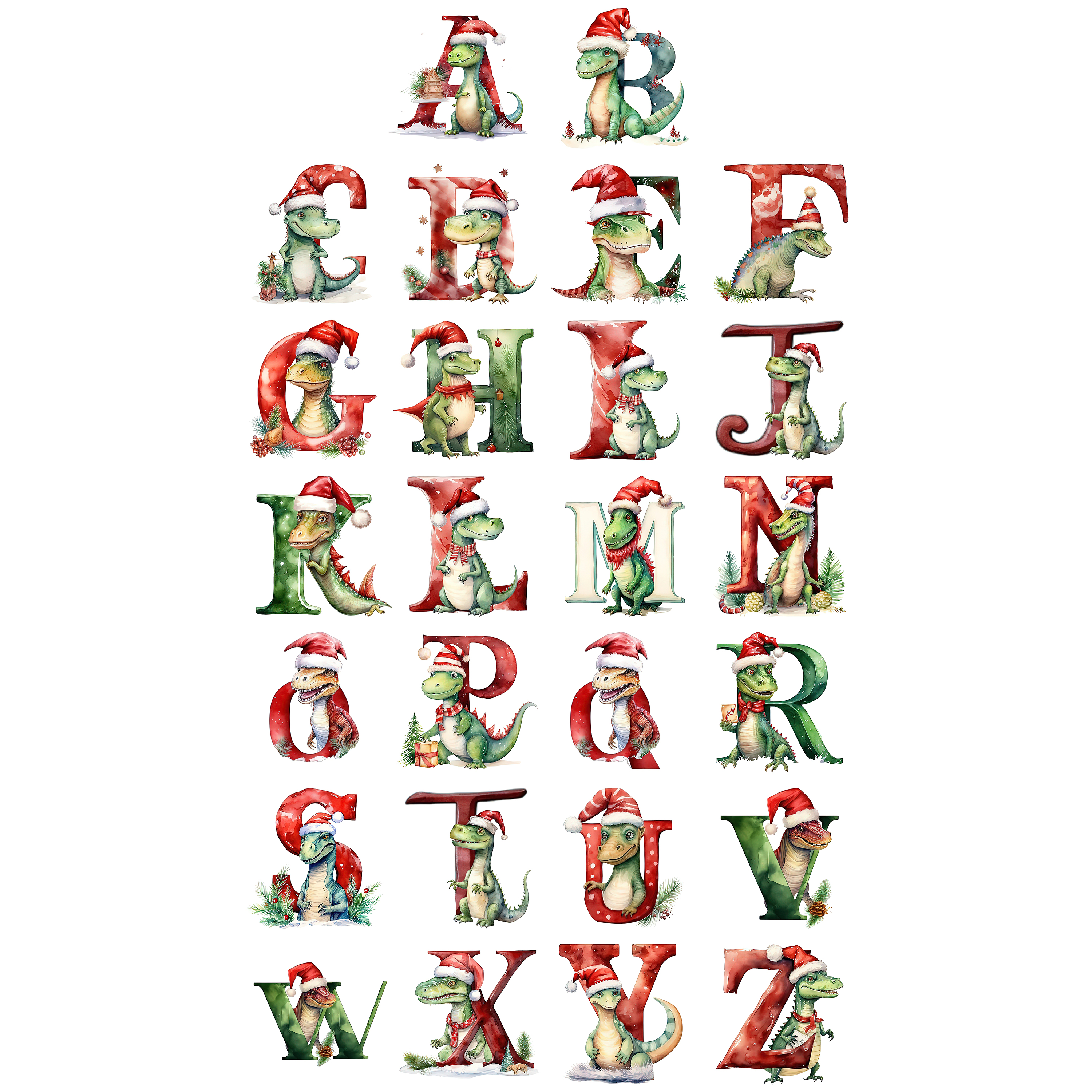 Personalized Christmas Dinosaur Ornaments Decoration | MCGift5714