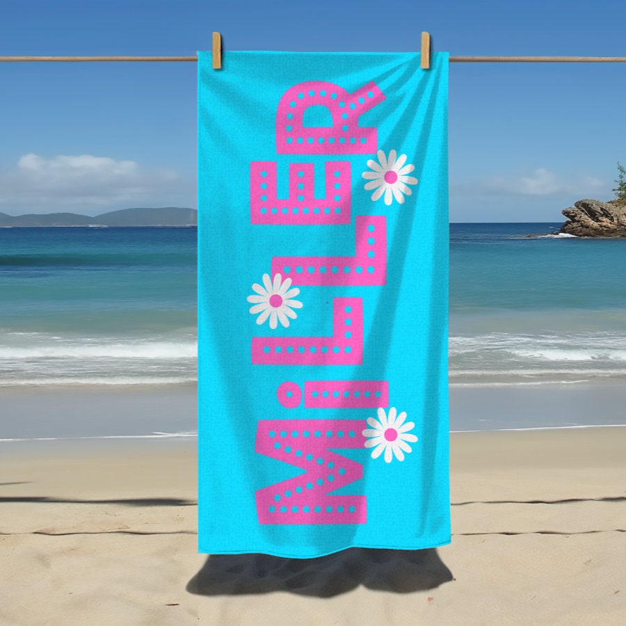 Personalized Lovely Kid Towel for Summer & Beach | CWTowel182