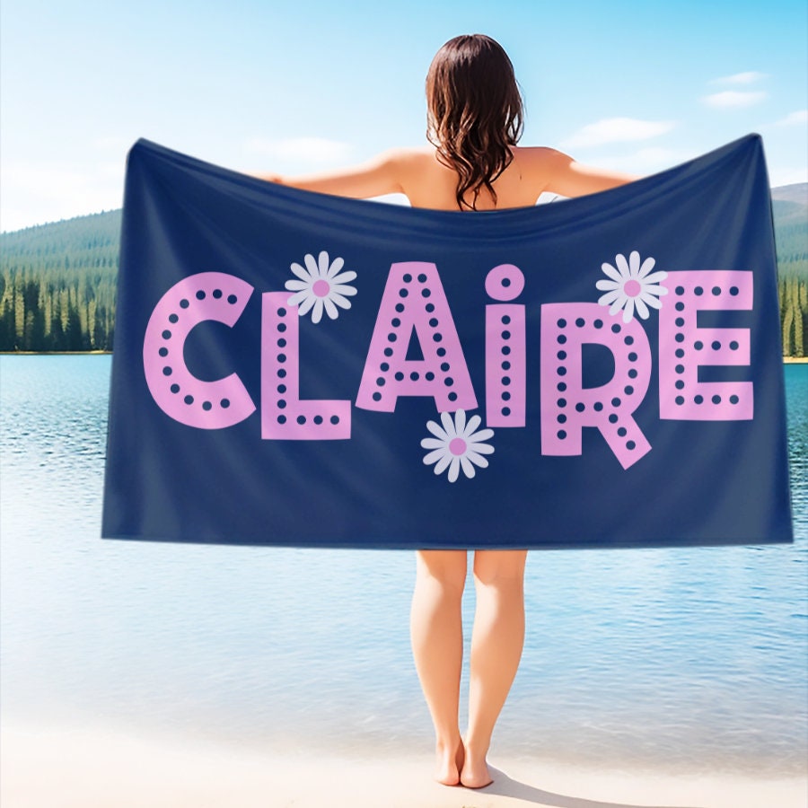 Personalized Lovely Kid Towel for Summer & Beach | CWTowel182
