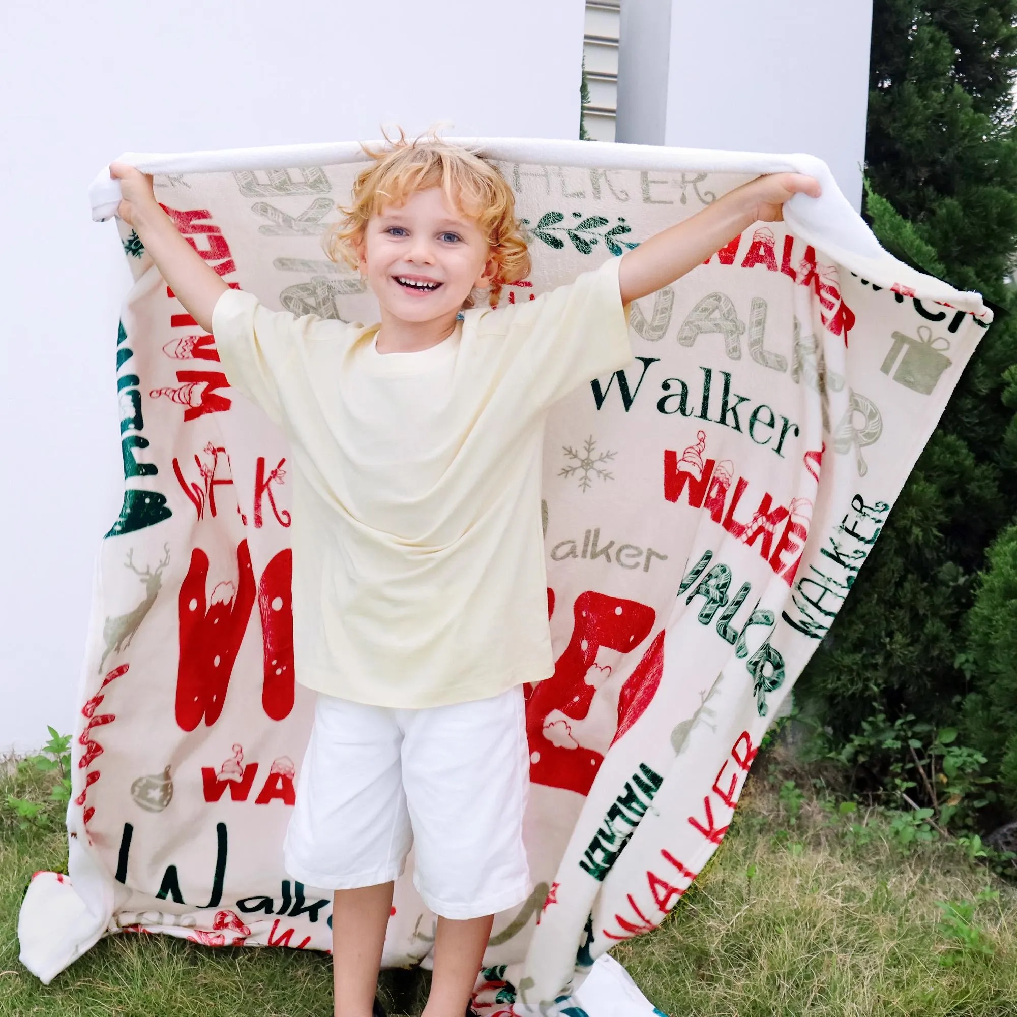 Personalized Merry Christmas Blanket for Comfort & Unique | BKMC17