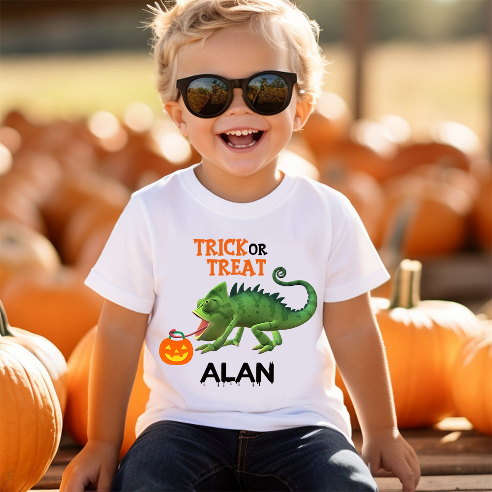 Personalized Larva's Halloween Funny Kid Shirt | Larva16