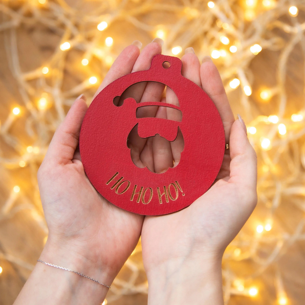 Personalized Christmas Tree Decorations Wood Ornament | MCGift92