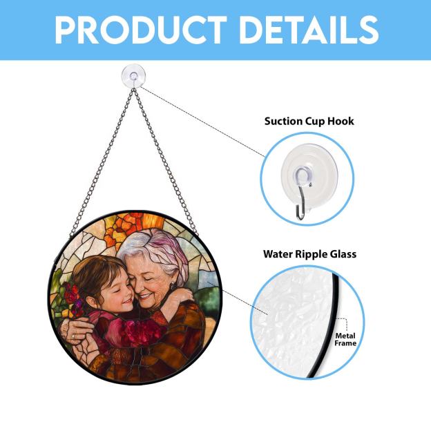 Personalized Family Portrait Window Hanging Ornament | CWGift32