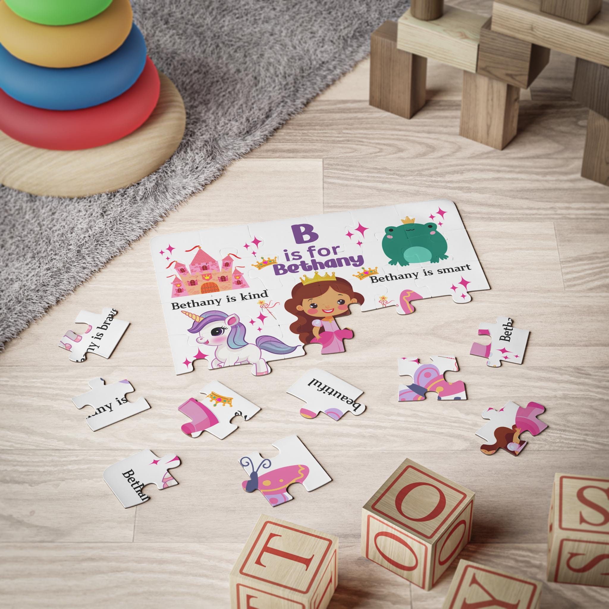 Personalize Lovely Kids 18pcs / 30pcs Jigsaw Puzzle | CWGift11