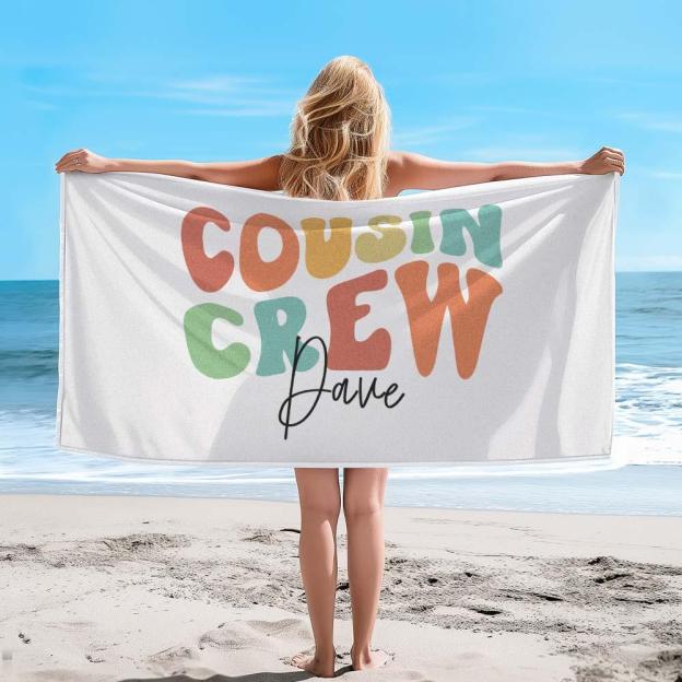 Personalized Back To School Essentials Beach Towel | CWTowel175
