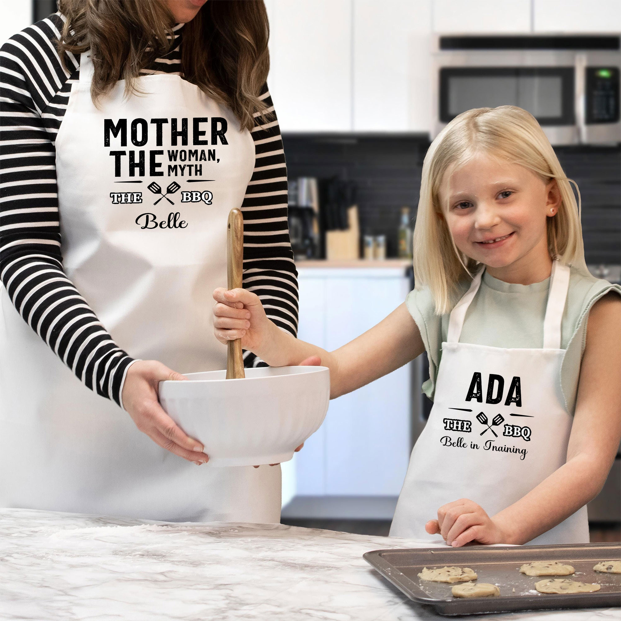 Personalised Multifunctional Waterproof Matching Family Apron | Apron3101