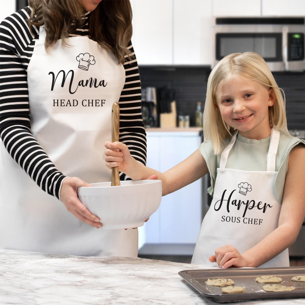 Personalised Multifunctional Waterproof Matching Family Apron | Apron38