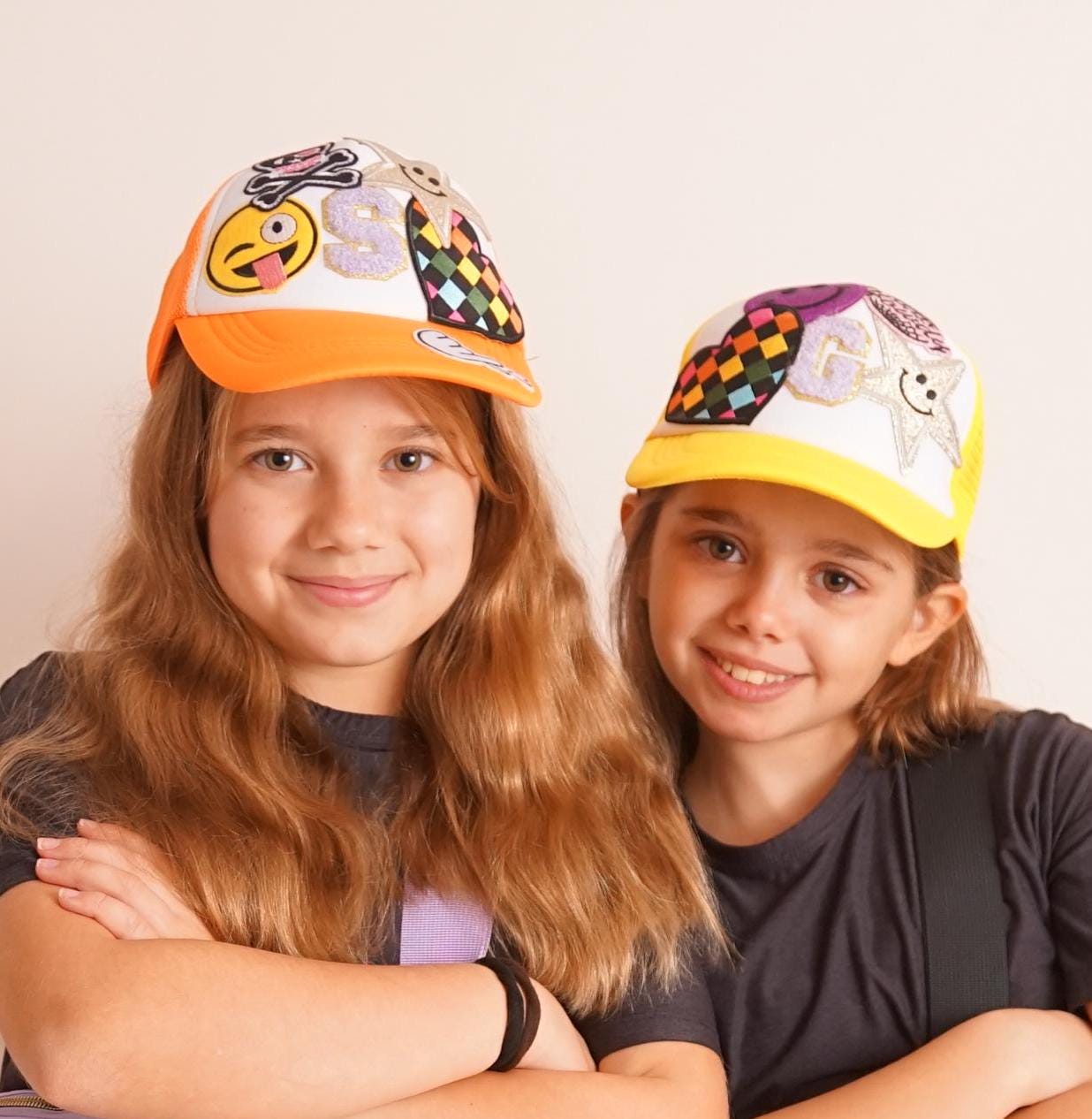 Personalized Kids Chenille Patch Trucker Hat | CWBeach188