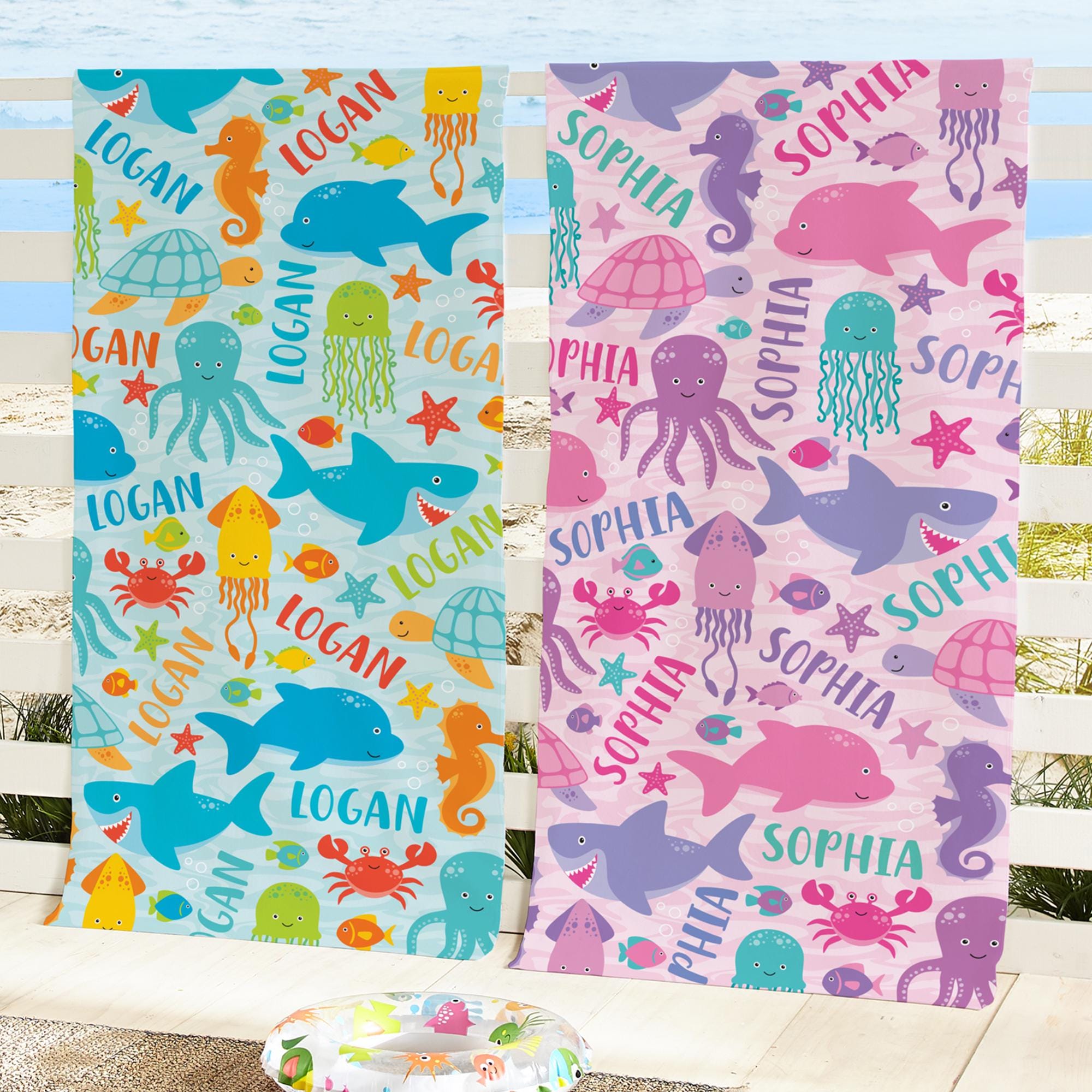 Personalized Lovely Kid Towel for Summer & Beach | CWTowel168