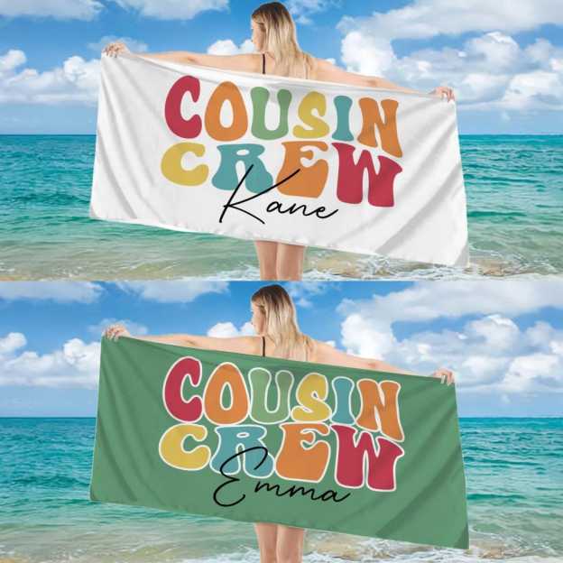 Personalized Back To School Essentials Beach Towel | CWTowel175