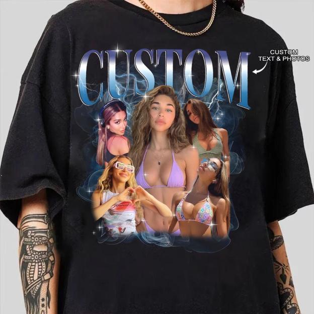 Personalized Original Comfort Cotton Portrait Photo T-Shir | MCGift04