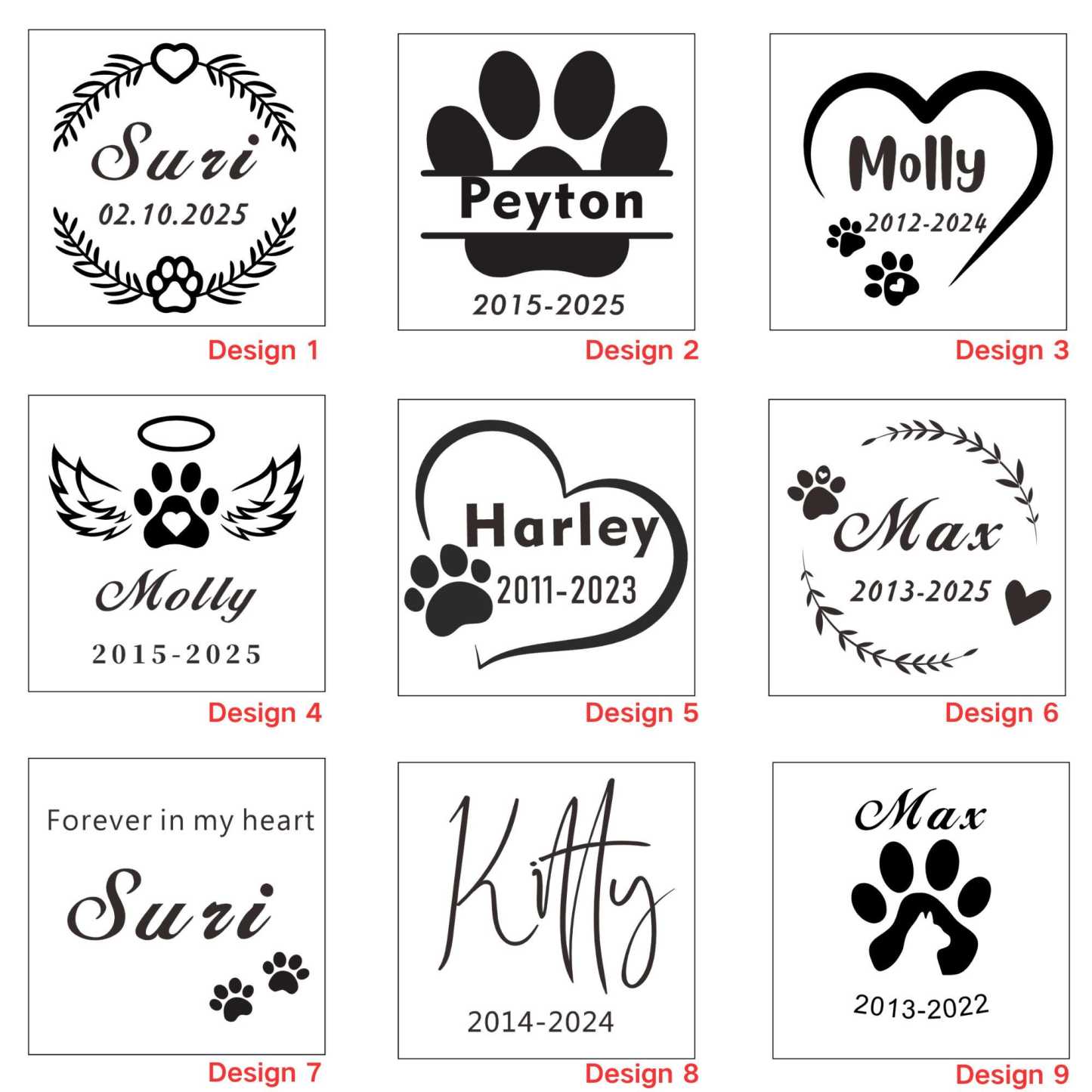 Personalized Wooden Pet Memorial Fur Keepsake Box | BKPet421