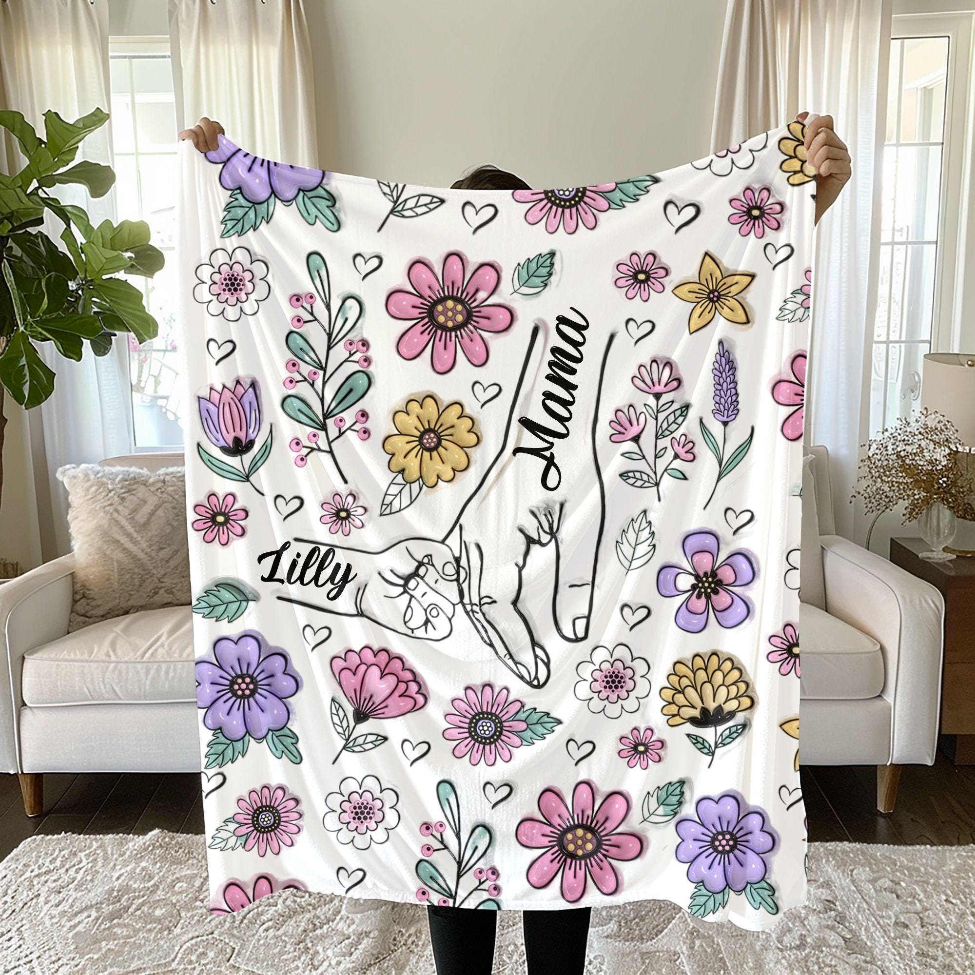 Personalized Family Name Blanket for Comfort & Unique | BKName17