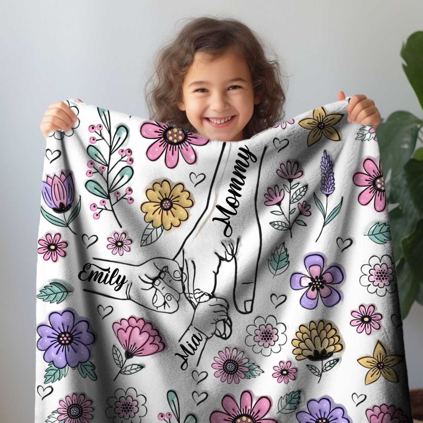 Personalized Family Name Blanket for Comfort & Unique | BKName17