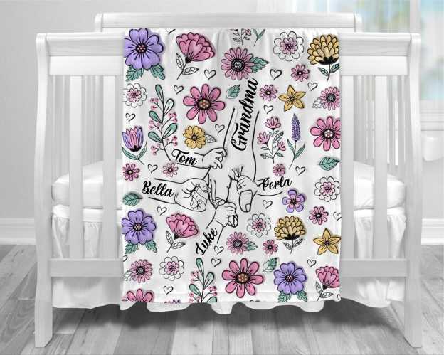 Personalized Family Name Blanket for Comfort & Unique | BKName17