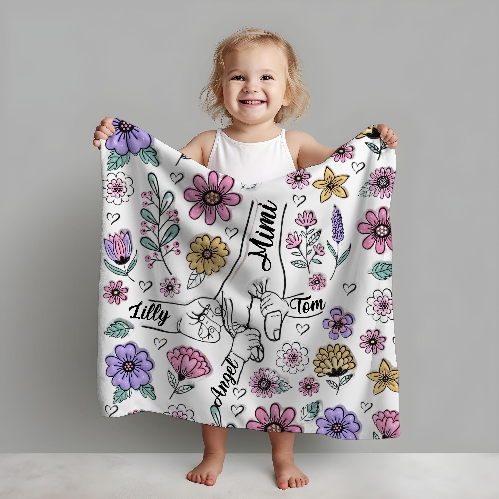 Personalized Family Name Blanket for Comfort & Unique | BKName17