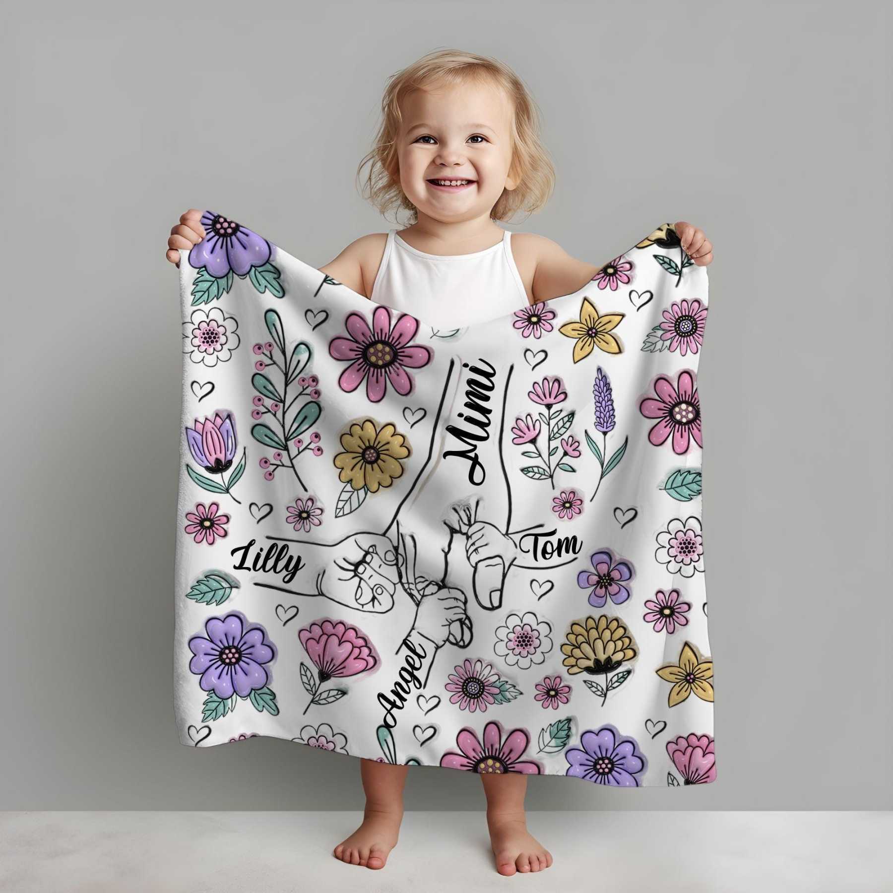 Personalized Family Name Blanket for Comfort & Unique | BKName17