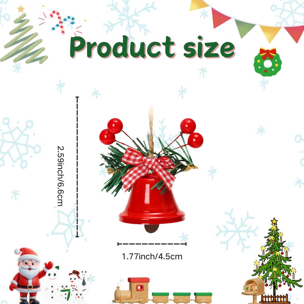 Personalized Jingle Bell Christmas Tree Ornament | MCGift193