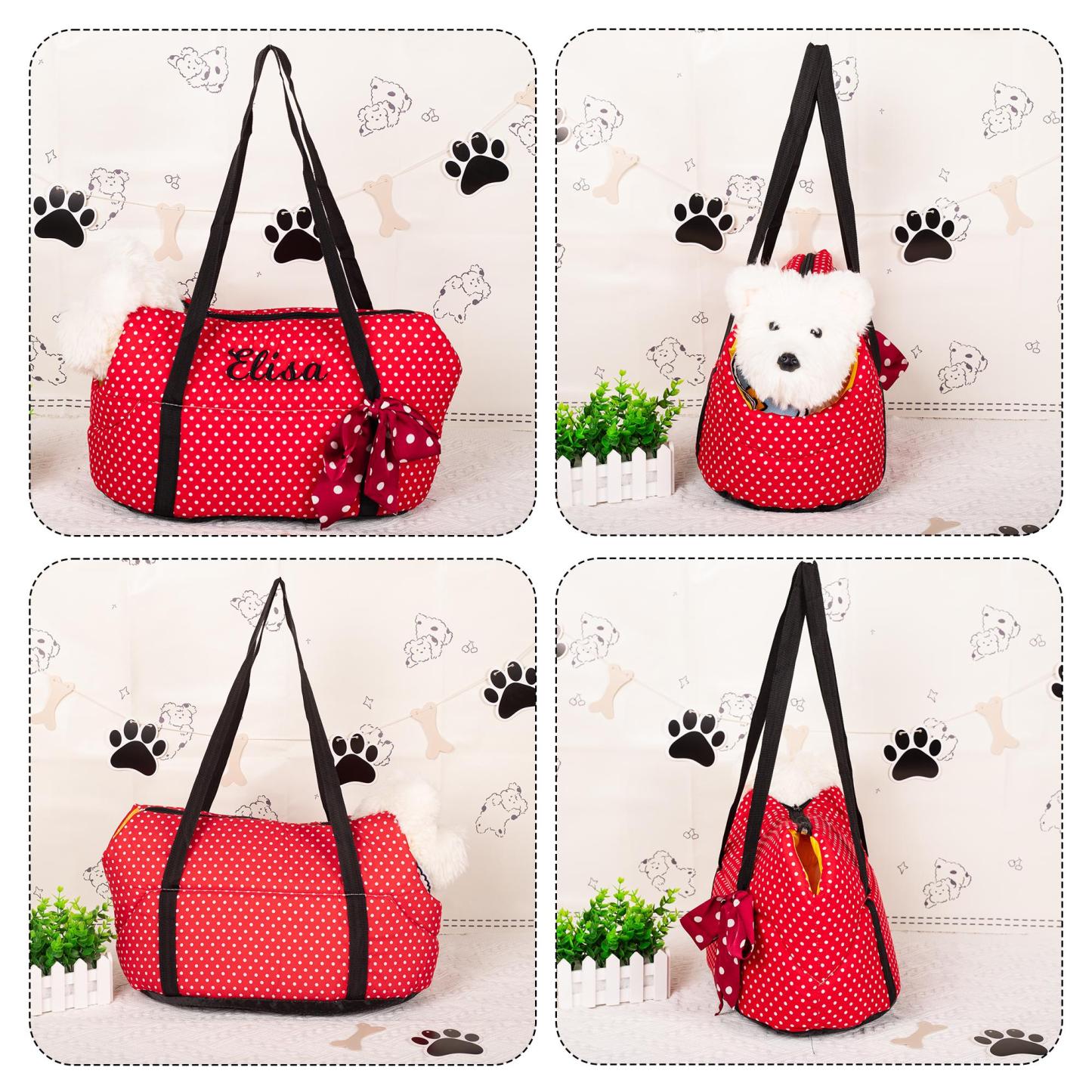 Personalized Embroidered Pet Lightweight Soft Travel Tote | BKPet465