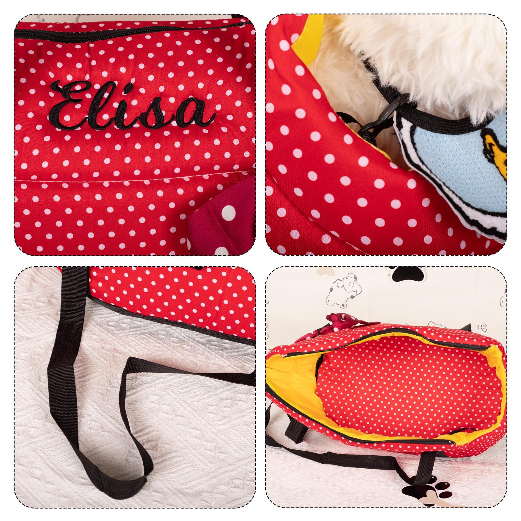 Personalized Embroidered Pet Lightweight Soft Travel Tote | BKPet465