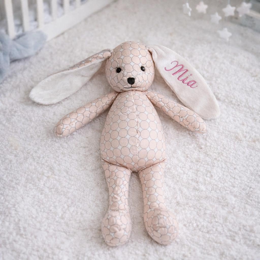 Personalized Embroidered Adorable Rabbit Plush Toy | CWToy180