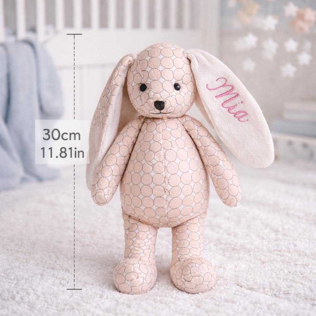 Personalized Embroidered Adorable Rabbit Plush Toy | CWToy180