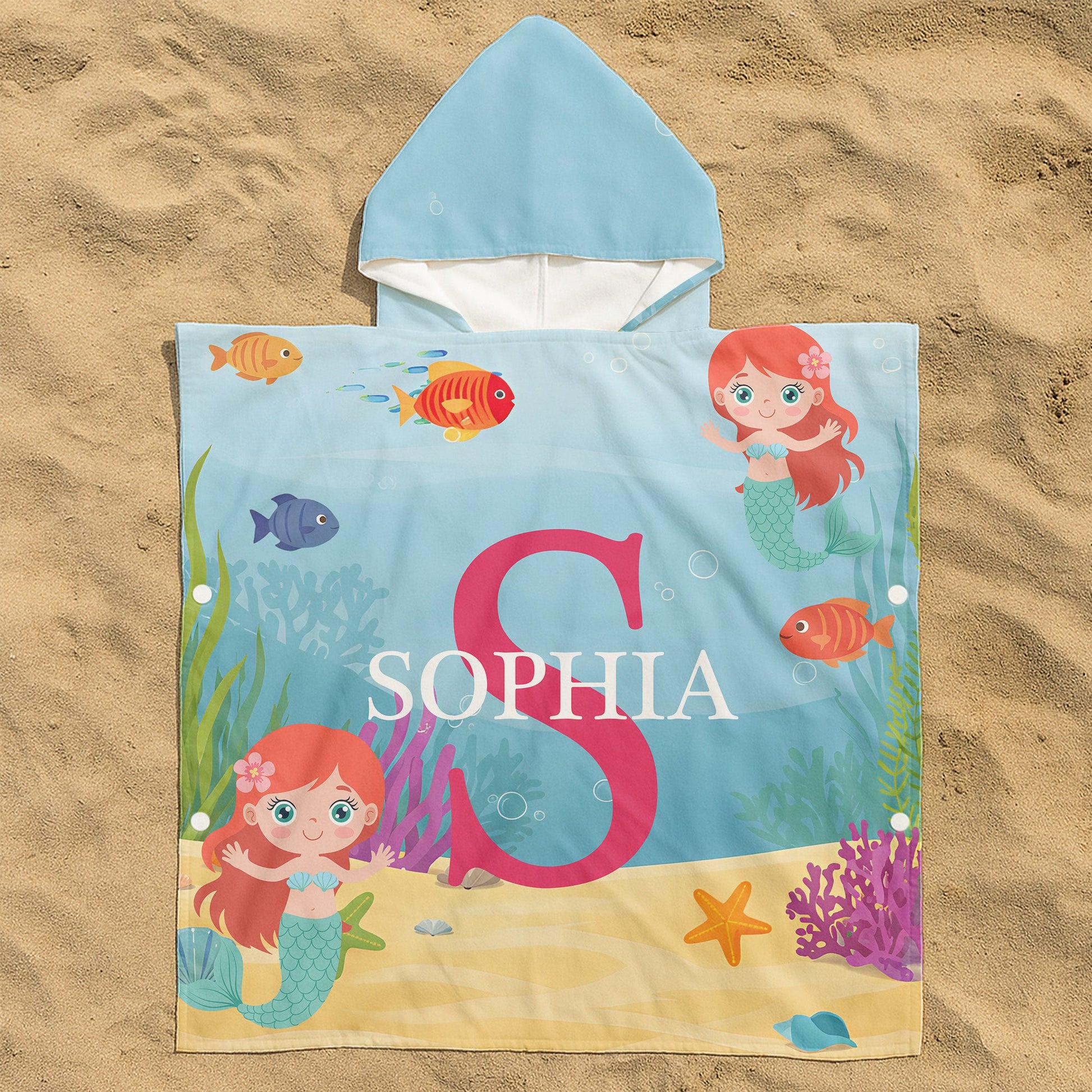 Personalized Hooded Beach Towel for Summer & Beach | CWHTowel46