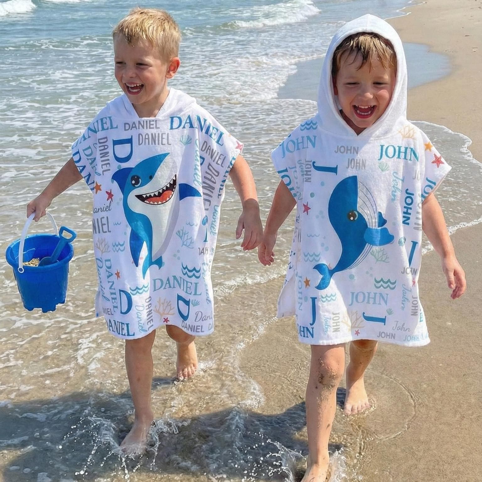 Personalized Hooded Beach Towel for Summer & Beach | CWHTowel47