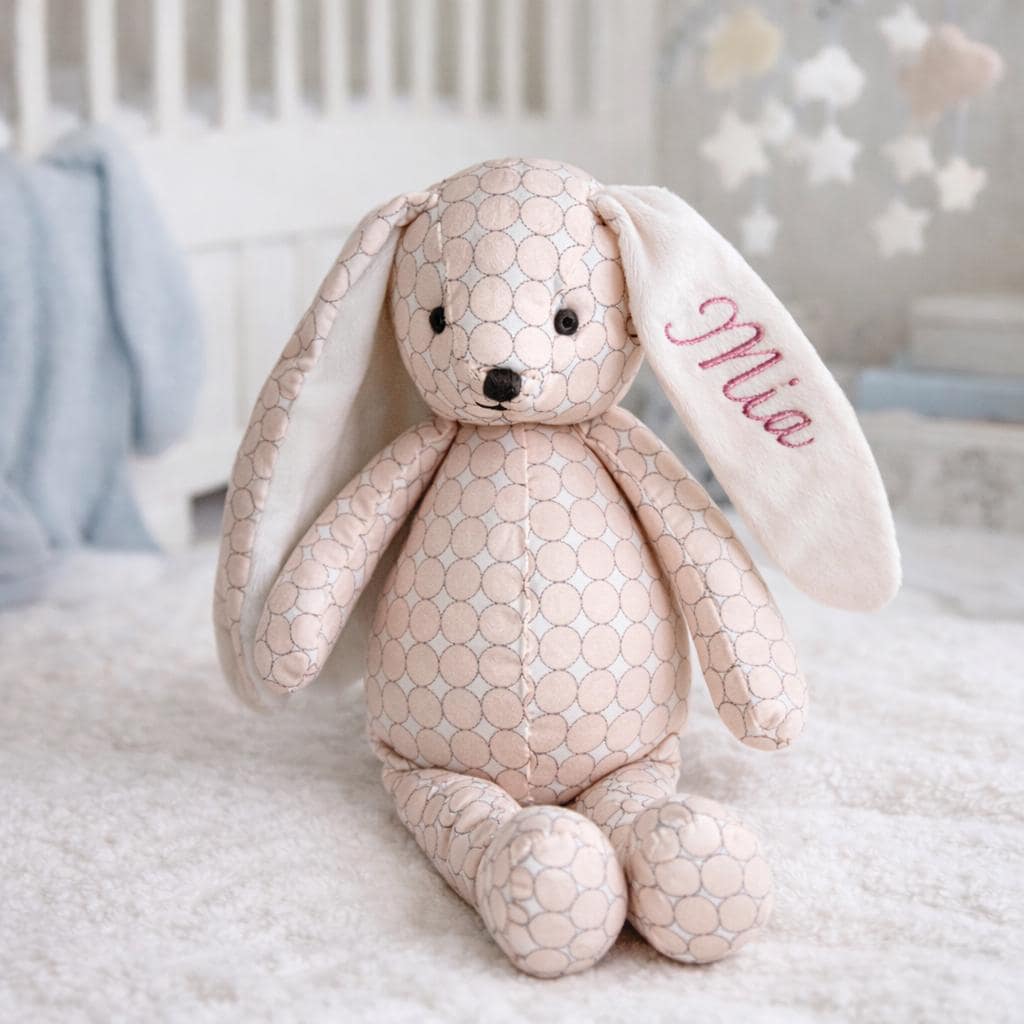 Personalized Embroidered Adorable Rabbit Plush Toy | CWToy180
