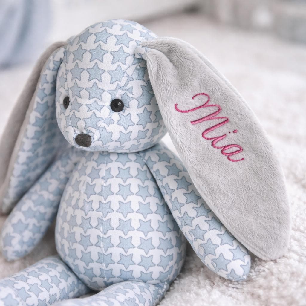 Personalized Embroidered Adorable Rabbit Plush Toy | CWToy180