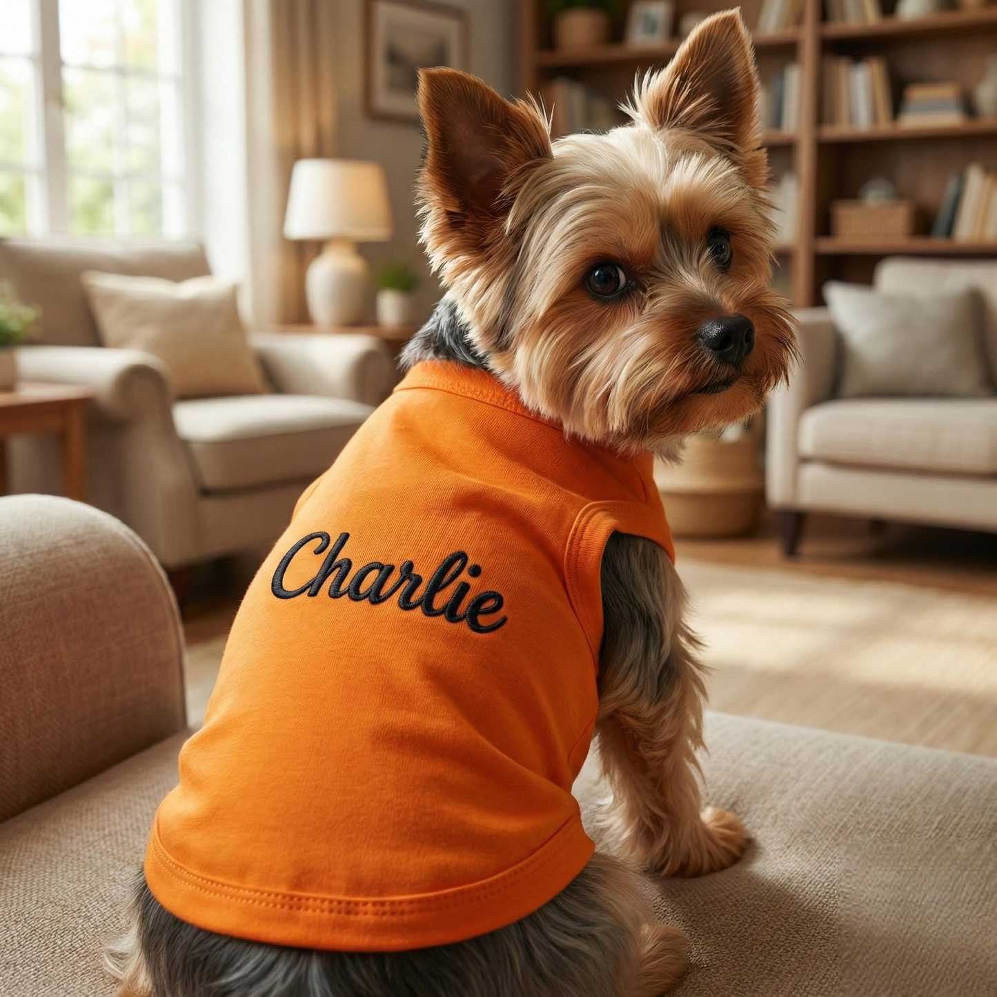 Personalized Embroidery Soft Large Size Pet Shirt | BKPet442