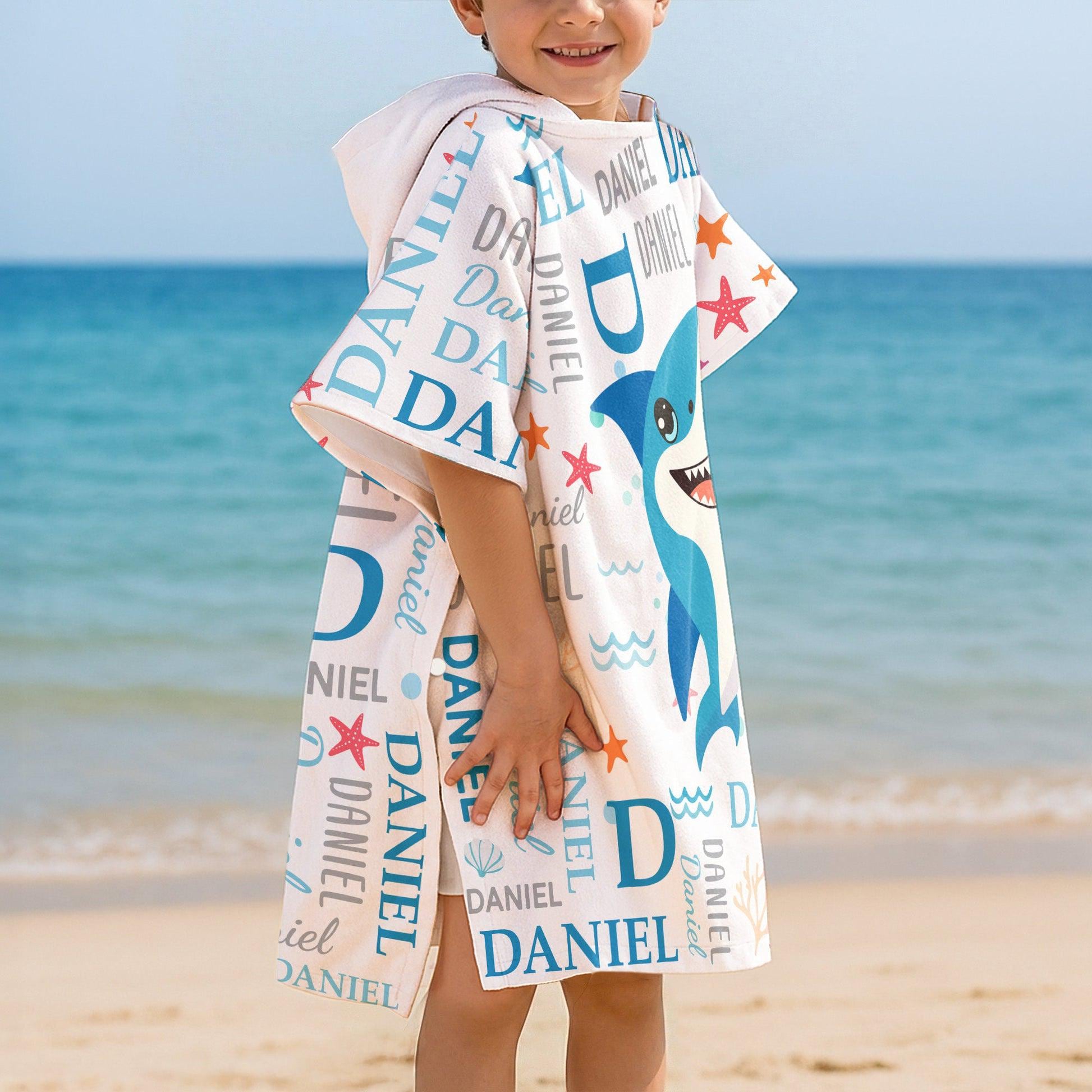 Personalized Hooded Beach Towel for Summer & Beach | CWHTowel47