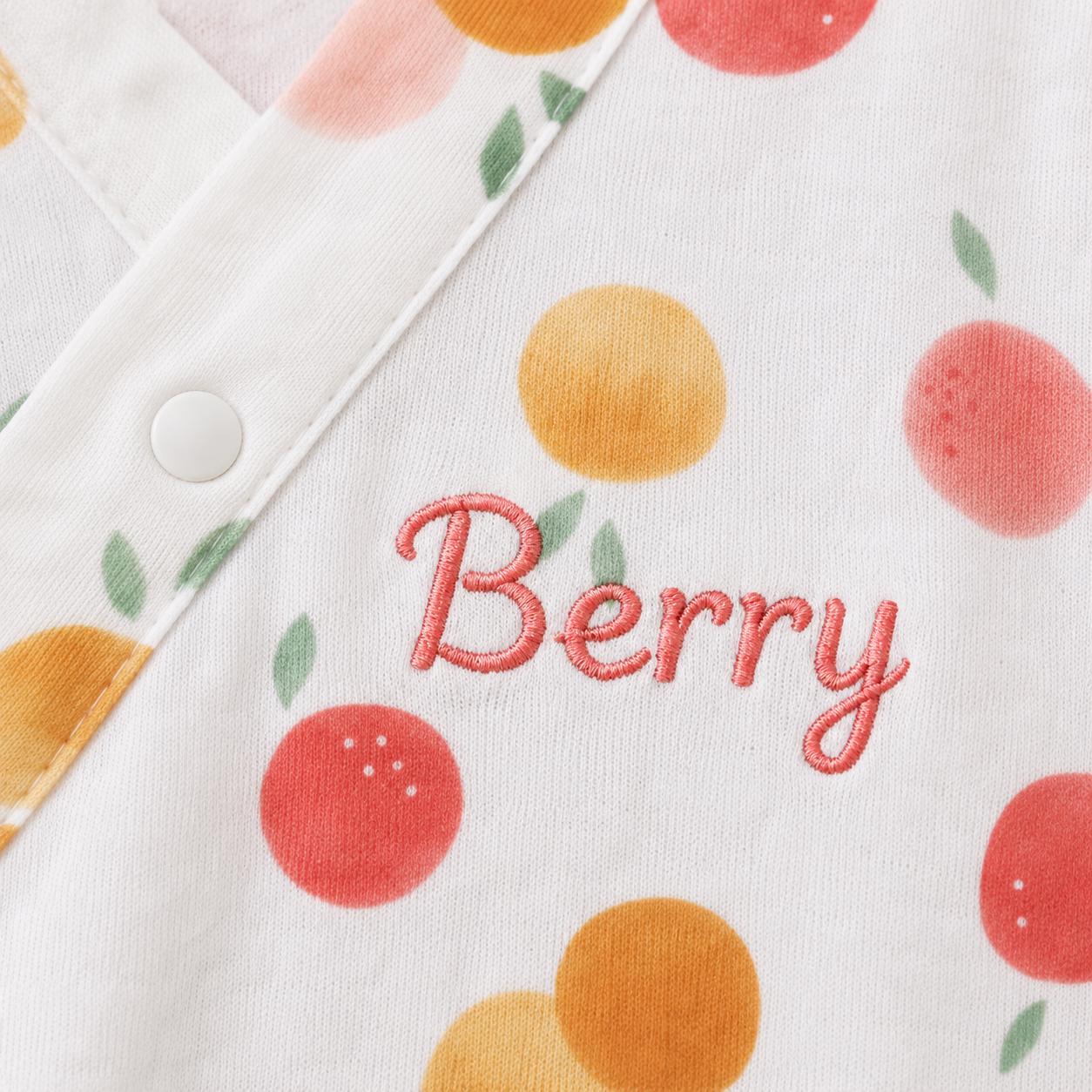Personalized Embroidered Baby Soft  Baby Kimono Romper | CWBaby510