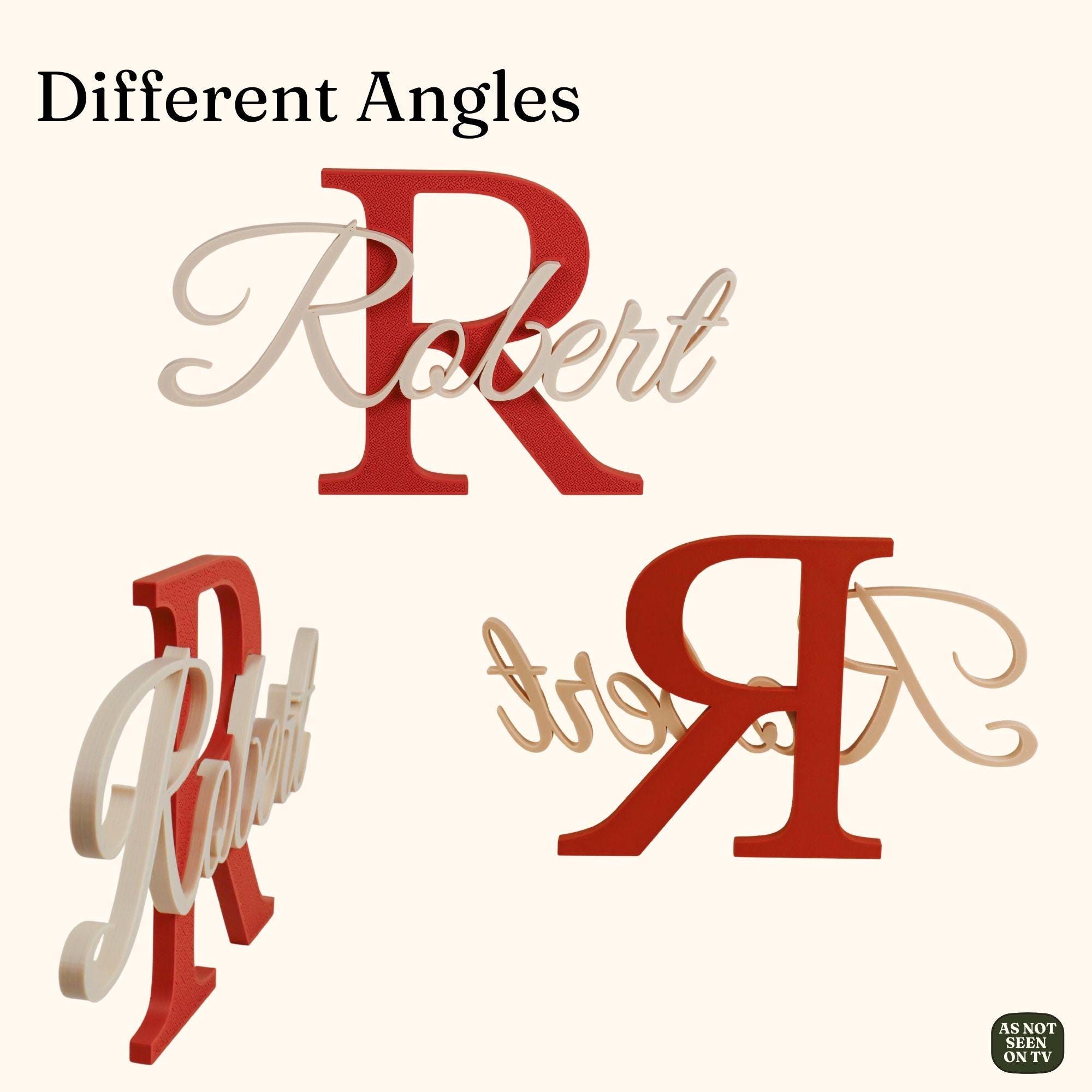 Personalized Monogram Bedroom Door Decoration Name Sign | CWBaby547