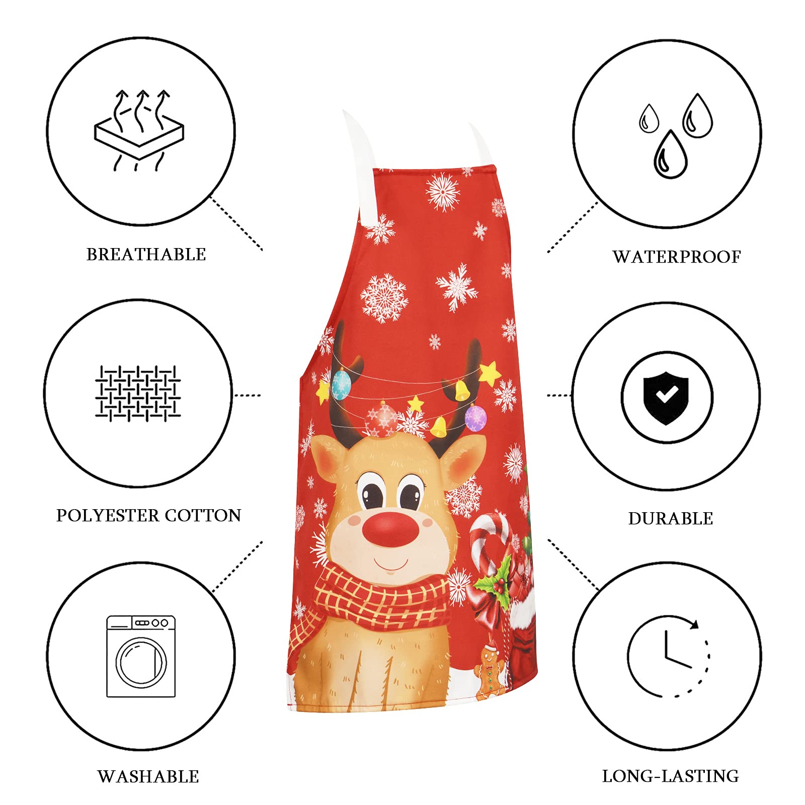 Chrismas Cute Design Kids Apron | Apron28