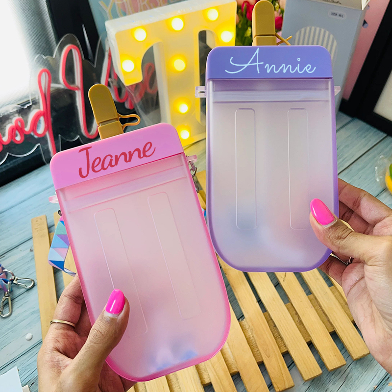 Personalised BPA Free 10oz Kid Color Changing Popsicle Bottles | YouBottle68