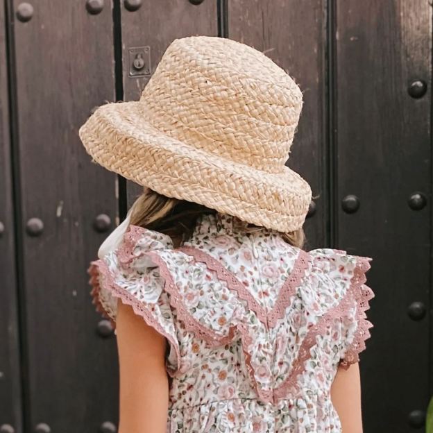 Personalized Summer Leather Patch Straw Hat for Comfort & Unique | CWBeach85
