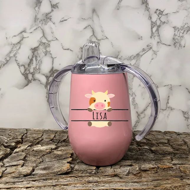 Personalized Lovely Stainless Steel Sippy Kids Cup | Youcup05